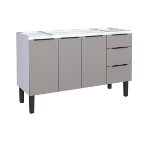 Gabinete para Cozinha de Aço Jupter 140cm Cinza Cozimax